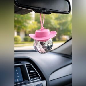 ✨ Add a little pink sparkle to every drive! 🚗💖🪩🤠✨